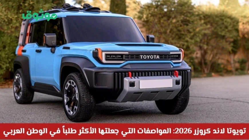 تويوتا لاند كروزر 2026 تصل إلى الخليج اكتشف المواصفات الرائعة والأسعار في السعودية ودول الخليج