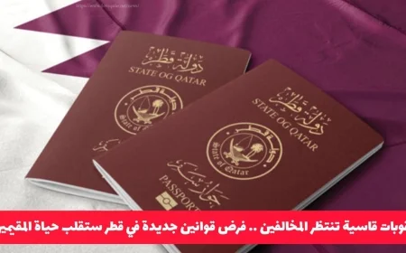عقوبات صارمة تلوح في الأفق للمخالفين في قطر: قوانين جديدة تعيد تشكيل حياة المقيمين