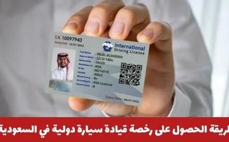طريقة الحصول على رخصة قيادة سيارة دولية في السعودية والشروط المطلوبة لذلك