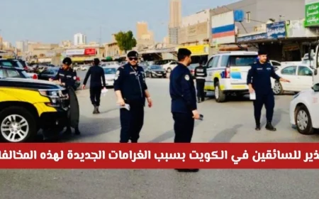 غرامات جديدة تهدد السائقين في الكويت 2025 وتحذير عاجل لهؤلاء المخالفين