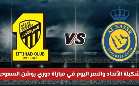 تعرف على مصير بنزيما وكريستيانو رونالدو في تشكيلة الاتحاد والنصر اليوم بمباراة دوري روشن السعودي