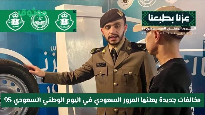احذر الغرامات الكبيرة: المرور السعودي يعلن مخالفات جديدة في اليوم الوطني السعودي 95