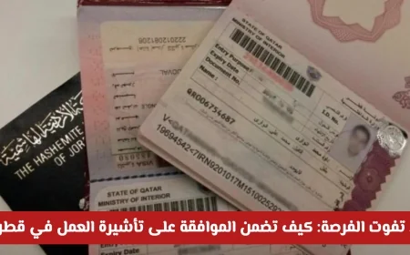فرصتك الذهبية: دليل شامل لضمان الموافقة على تأشيرة العمل في قطر 2025