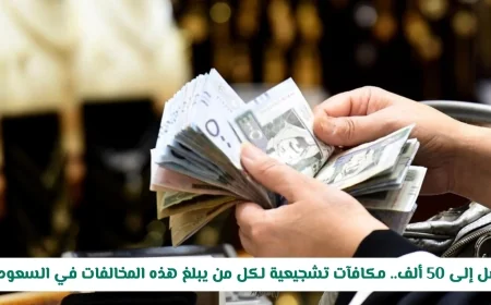 مكافآت تصل لـ50 ألف ريال بانتظارك لمن يبلغ عن هذه المخالفات بالسعودية بدءًا من اليوم