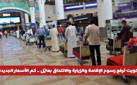 الكويت تعلن عن زيادة رسوم الإقامة والزيارة والالتحاق بعائل تعرف على الأسعار الجديدة الآن