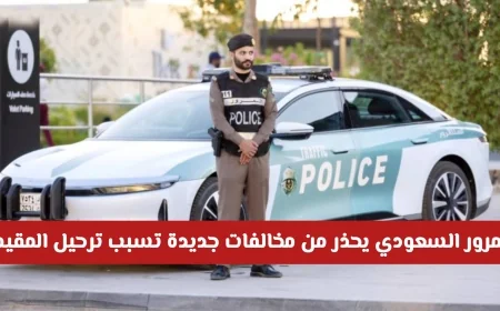 المرور السعودي يحذر المقيمين: تكرار مخالفة المرور الشائعة يؤدي إلى الترحيل الفوري