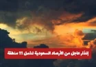إنذار طارئ من الأرصاد السعودية: تحذيرات أمطار ورياح وضباب تشمل 11 منطقة