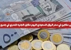 تراجع مفاجئ في سعر الريال السعودي اليوم أمام الجنيه المصري في كافة البنوك المصرية اسعار البيع والشراء