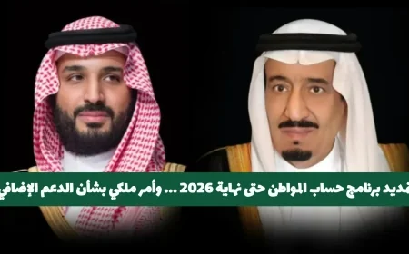 تمديد برنامج حساب المواطن حتى 2026 وأمر ملكي جديد بخصوص الدعم الإضافي
