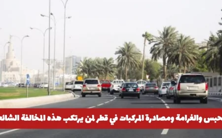 عقوبات صارمة في قطر: الحبس والغرامة ومصادرة المركبات للمخالفين
