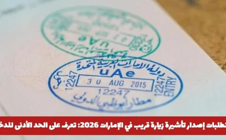 كيفية إصدار تأشيرة زيارة قريب في الإمارات 2026: اكتشف شروط الدخل واللوائح المحدثة