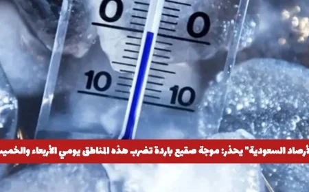 الأرصاد السعودية تحذر من موجة صقيع قوية تضرب المناطق يومي الأربعاء والخميس
