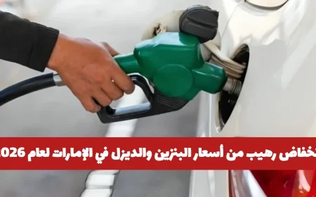انهيار مذهل لأسعار البنزين والديزل في الإمارات 2026 اكتشف الأسعار الجديدة