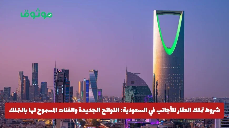 تعرف على شروط تملك العقار للأجانب في السعودية: الفئات المسموح لها واللوائح الجديدة