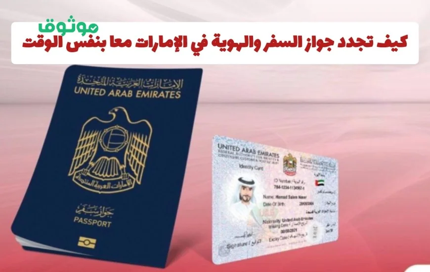 طريقة تجديد جواز السفر والهوية في الإمارات في خطوة واحدة تُسعد الجميع