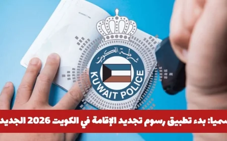 تعرف على شروط ورسوم تجديد الإقامة في الكويت 2026 مع بدء التطبيق الرسمي