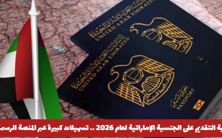 كيفية التقديم للجنسية الإماراتية لعام 2026 تسهيلات كبيرة عبر المنصة الرسمية