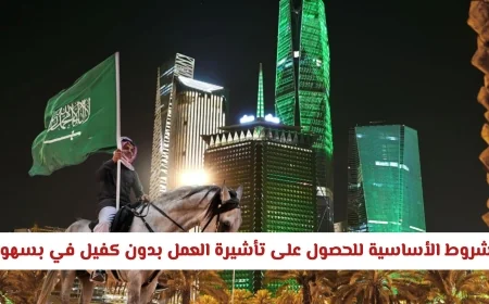 تعرف على الشروط الأساسية لتأشيرة العمل بدون كفيل في السعودية بكل سهولة وسرعة