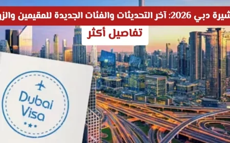 تحديثات تأشيرة دبي 2026: اكتشف الفئات الجديدة للمقيمين والزوار الآن