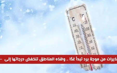 تحذيرات عاجلة من الطقس في السعودية: موجة برد تجتاح غدًا ودرجات الحرارة تصل إلى –1 في هذه المناطق