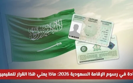 أهم التحديثات في رسوم الإقامة السعودية لعام 2026: كيف يؤثر هذا القرار على المقيمين؟