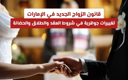 قانون الزواج الجديد في الإمارات يحقق تغييرات جوهرية في شروط العقد والطلاق والحضانة