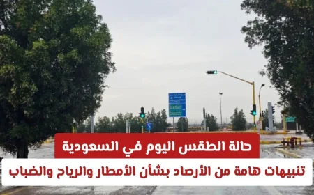 تعرّف على حالة الطقس في السعودية اليوم: تحذيرات هامة من الأرصاد حول الأمطار والرياح والضباب في هذه المناطق