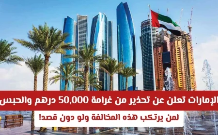 الإمارات تحذر من غرامة 50,000 درهم والسجن لكل من يرتكب هذه المخالفة حتى بلا قصد