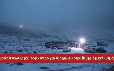الأرصاد السعودية تحذر: موجة باردة خطيرة تضرب المناطق وانخفاض درجات الحرارة إلى تحت الصفر