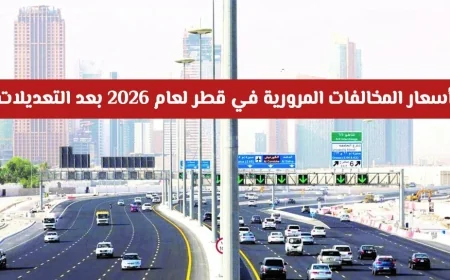 تعرف على أسعار المخالفات المرورية الجديدة في قطر لعام 2026 وما هي التغييرات في قائمة الغرامات