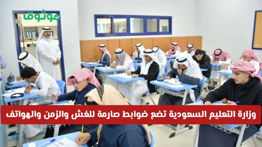 وزارة التعليم السعودية تحدد قواعد جديدة صارمة لمكافحة الغش والوقت واستعمال الهواتف في امتحانات نهاية الفصل الدراسي الأول