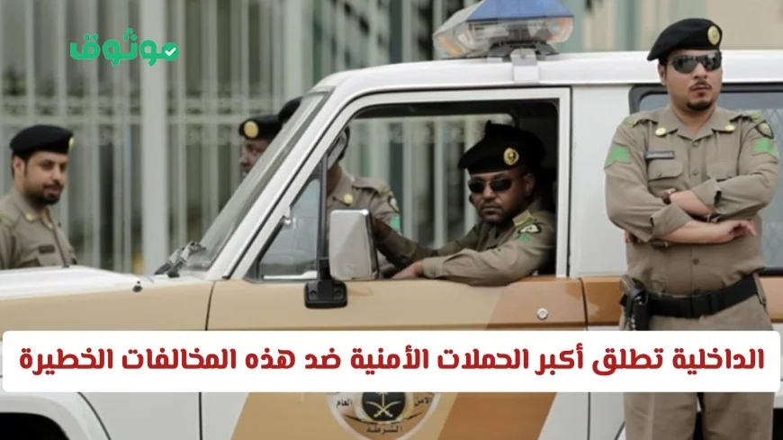 الداخلية السعودية تعلن عن أضخم حملة أمنية تستهدف المخالفات الخطيرة غرامات وترحيل فوري للمخالفين