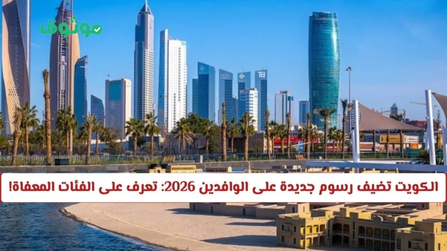 الكويت تكشف عن رسوم جديدة على الوافدين في 2026 واكتشف الفئات المعفاة من الرسوم