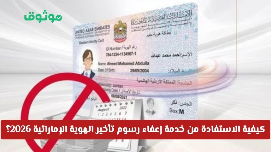 استفد الآن من إعفاء رسوم تأخير الهوية الإماراتية 2026 – دليل شامل لكيفية الاستفادة