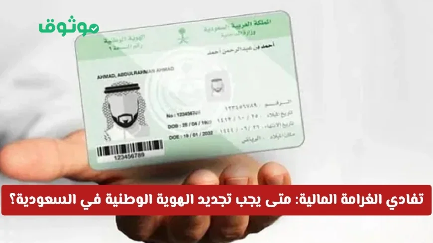 تعرف على مواعيد تجديد الهوية الوطنية في السعودية لتجنب الغرامات المالية