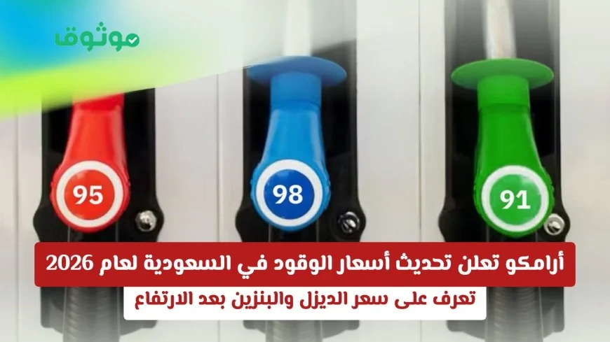 تحديث أسعار الوقود في السعودية لعام 2026 من أرامكو: ارتفاع أسعار الديزل والبنزين